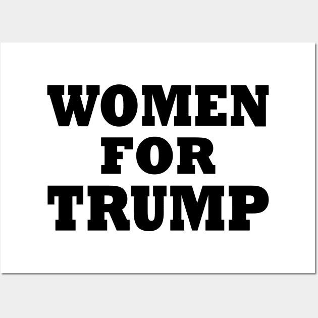 WOMEN FOR TRUMP Wall Art by Milaino